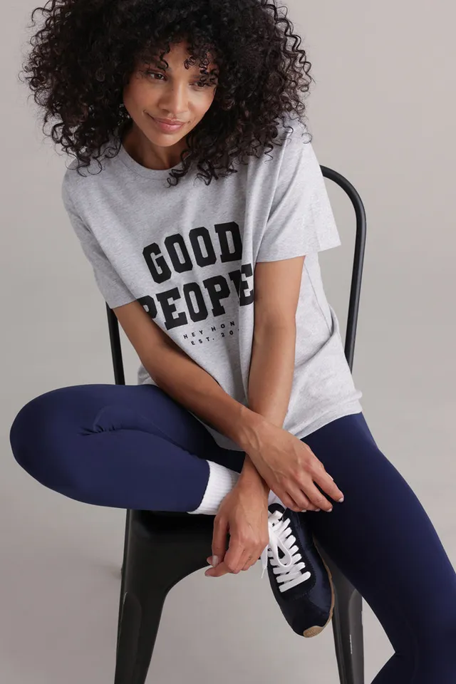 hey-honey-classic-t-shirt-good-people-grey-m-lange image 1