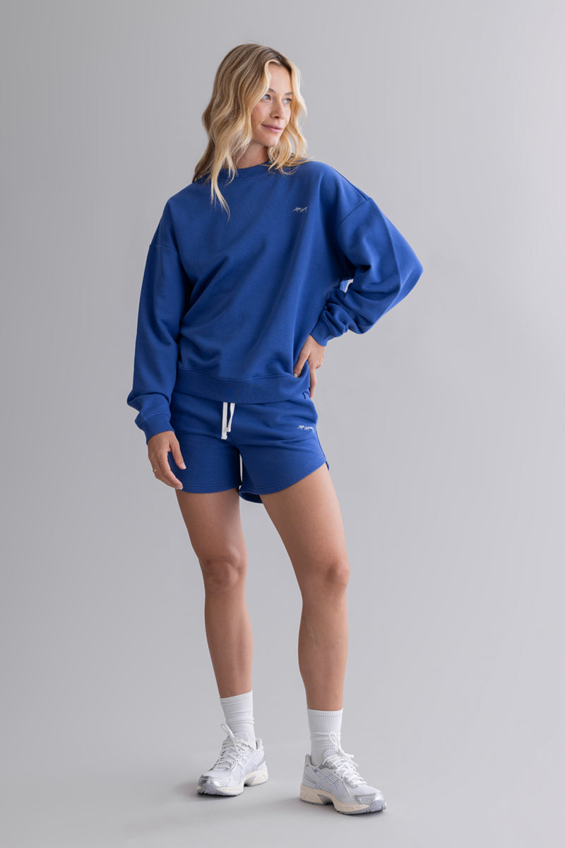 hey-honey-classic-sweater-royal-blue-baumwoll-pullover image 8