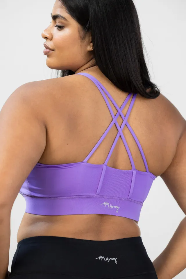hey-honey-classic-criss-cross-bra-violet-sport-bh image 1