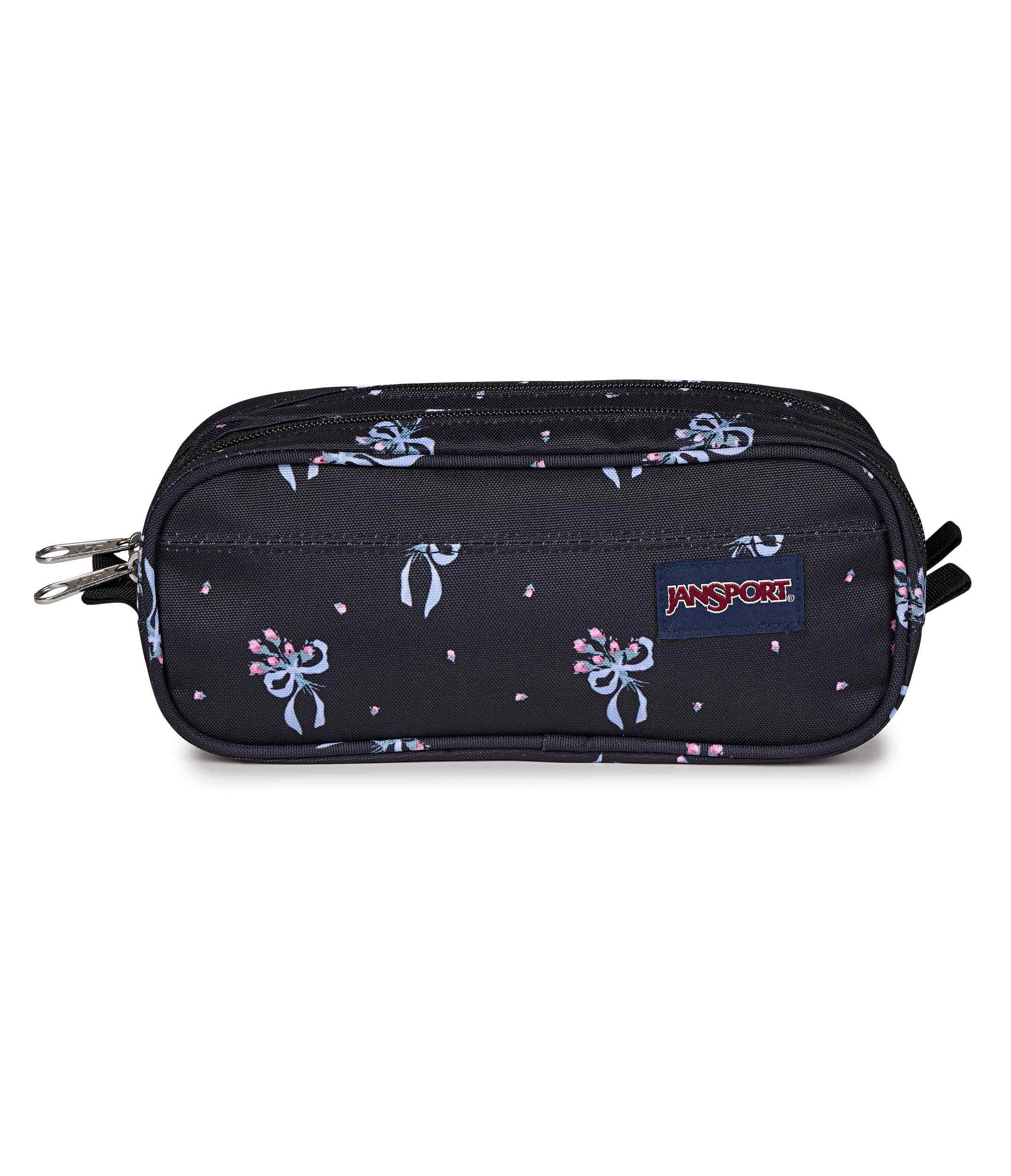 jansport-large-accessory-pouch-tasche-pastel-petal-black image 1