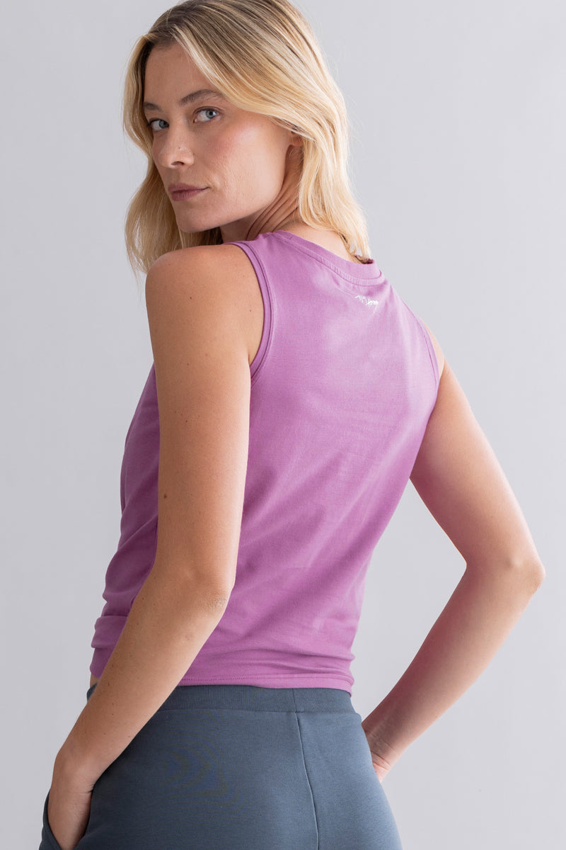 hey-honey-classic-cropped-top-striking-purple-baumwolle image 3