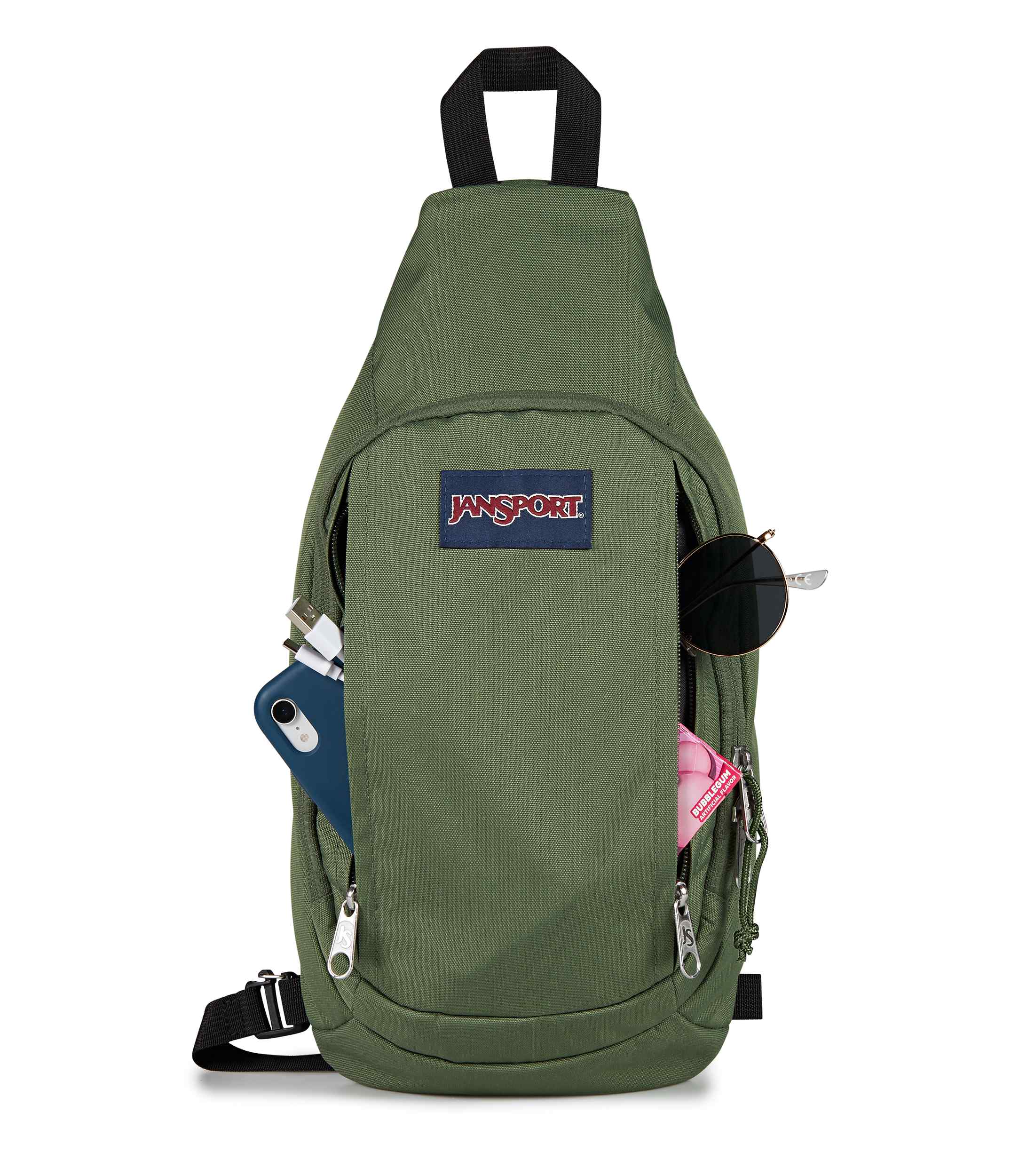 jansport-move-sling-umh-ngetasche-cargo-green-crossbody image 5