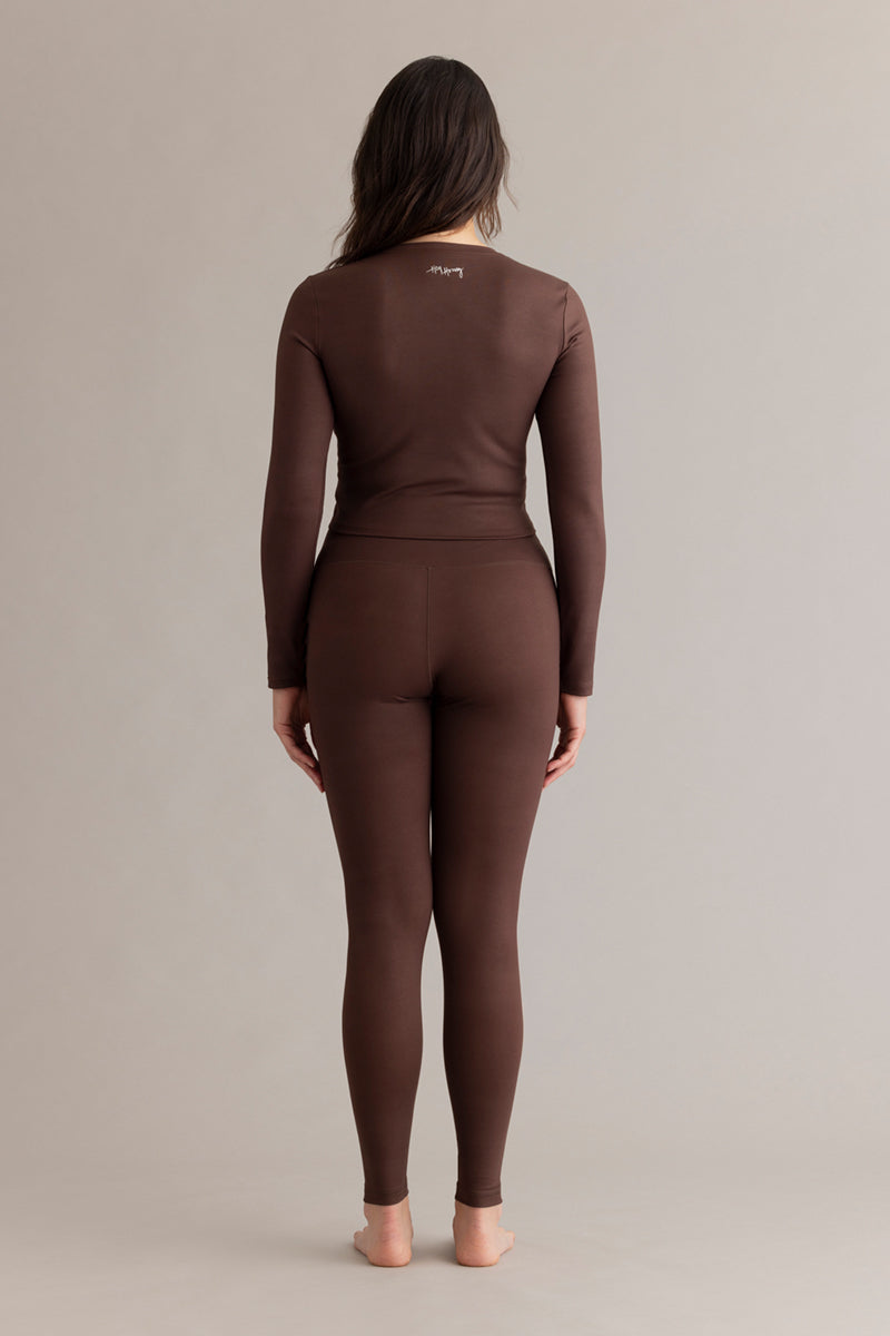 hey-honey-always-dressed-leggings-soft-brown-high-waist image 7
