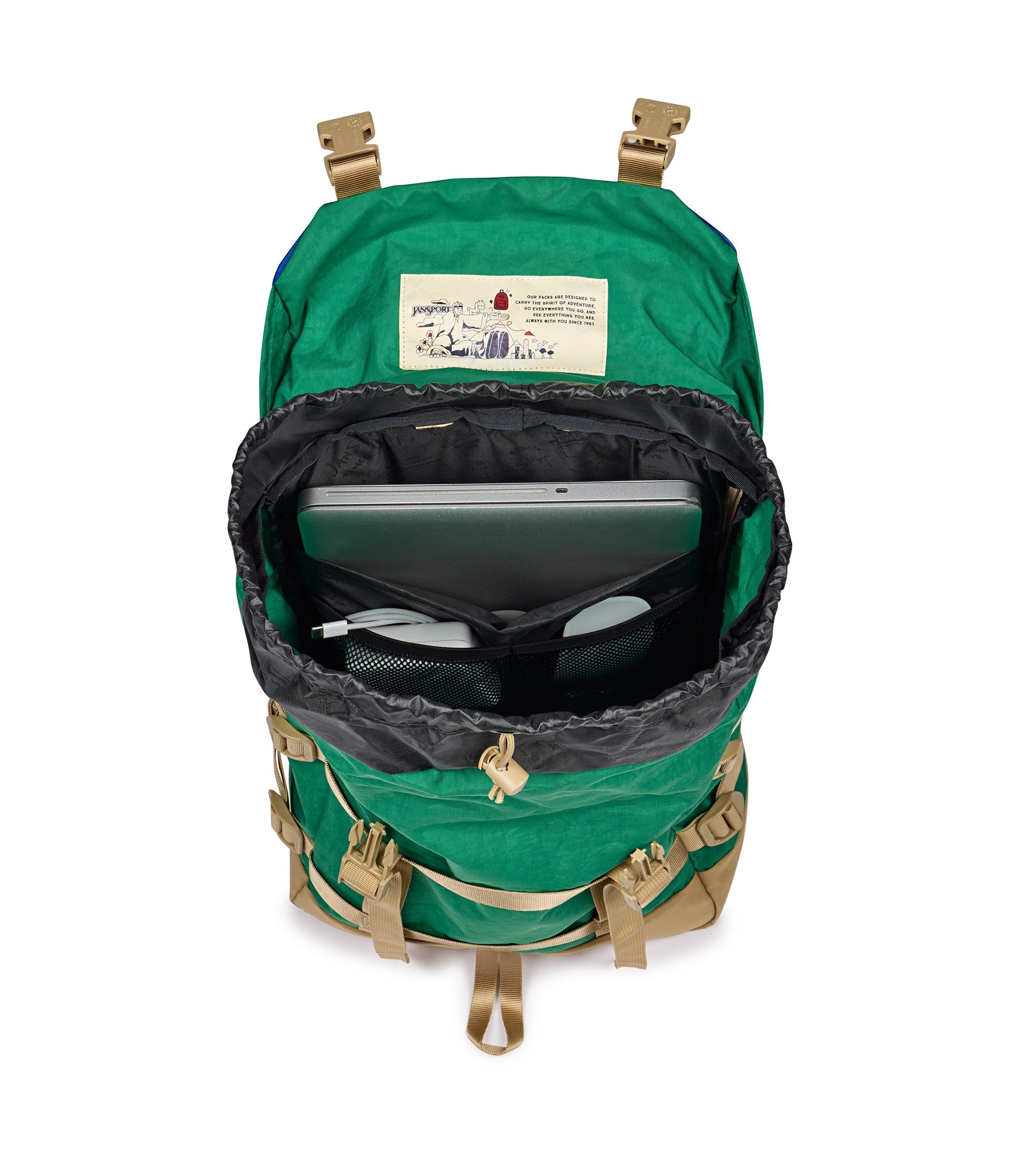 jansport-skip-pack-rucksack-jelly-kelly-mit-laptopfach image 5