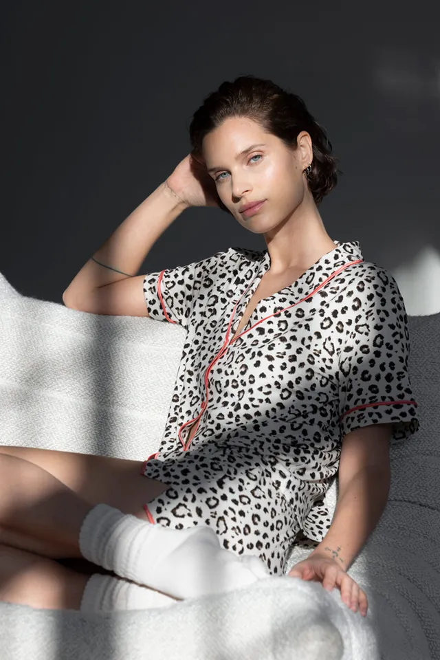 hey-honey-classic-pyjama-set-leo-clay-viskose image 1