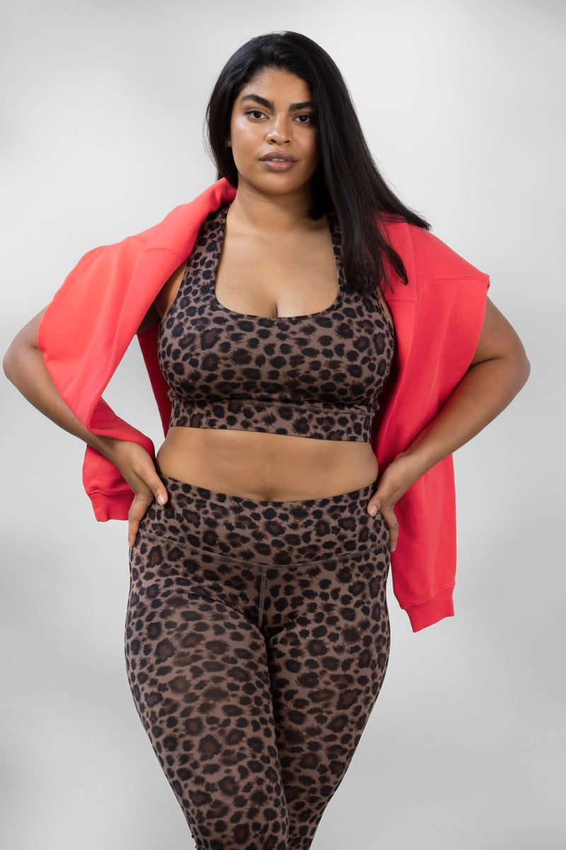 hey-honey-classic-leggings-leo-cocoa-sportleggings-high-waist image 6