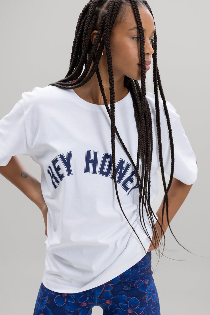 hey-honey-classic-t-shirt-hey-honey-white-baumwolle image 1