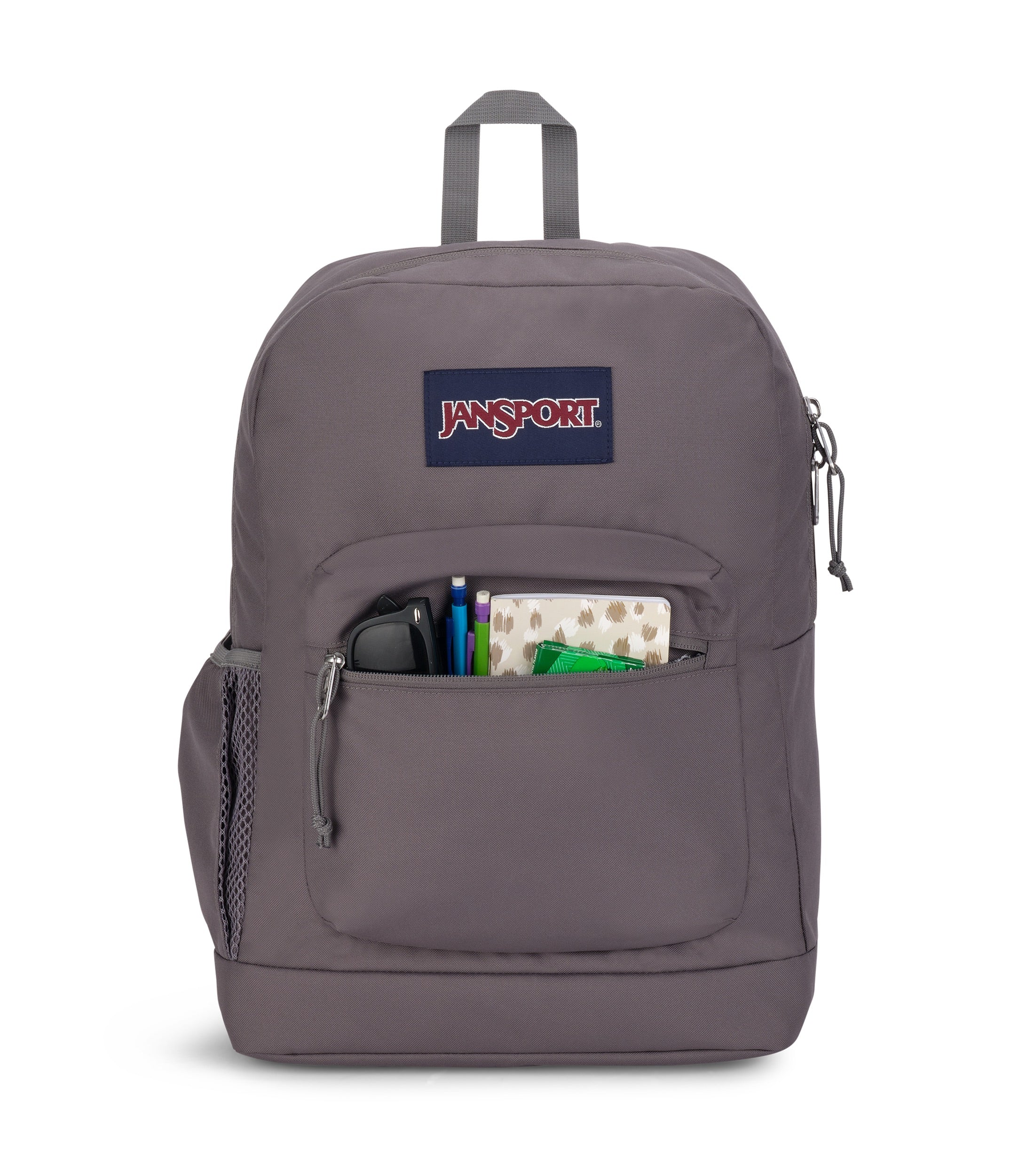 jansport-cross-town-plus-rucksack-graphite-grey-mit-laptopfach image 6