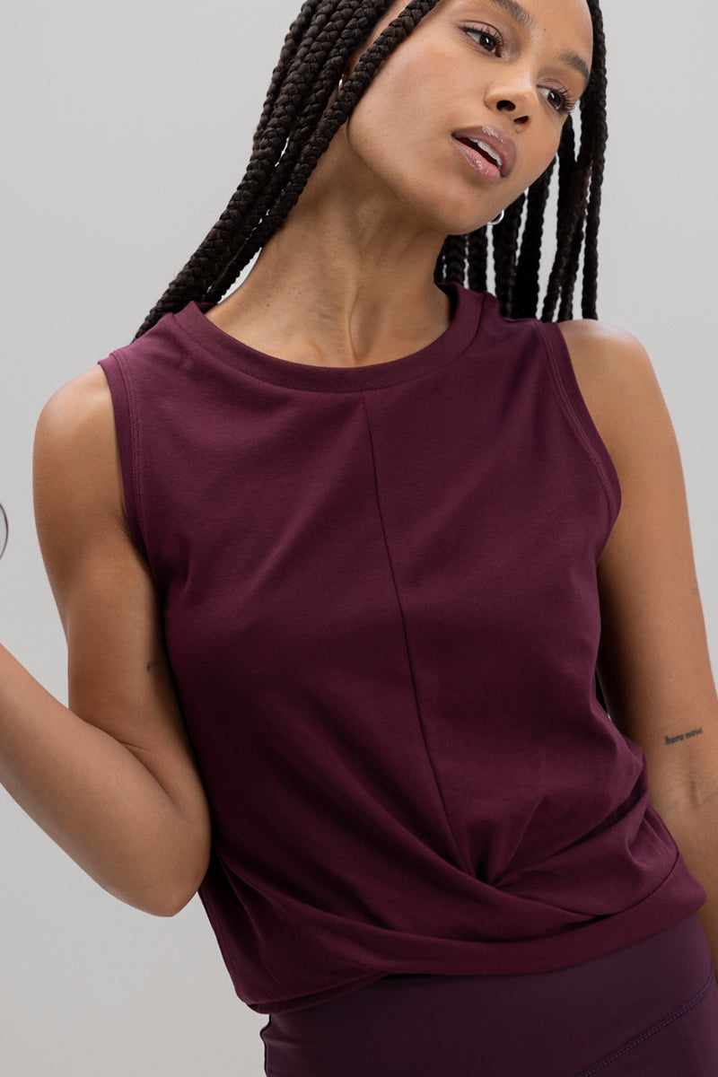 hey-honey-classic-cropped-top-wine-baumwolle-rot image 1