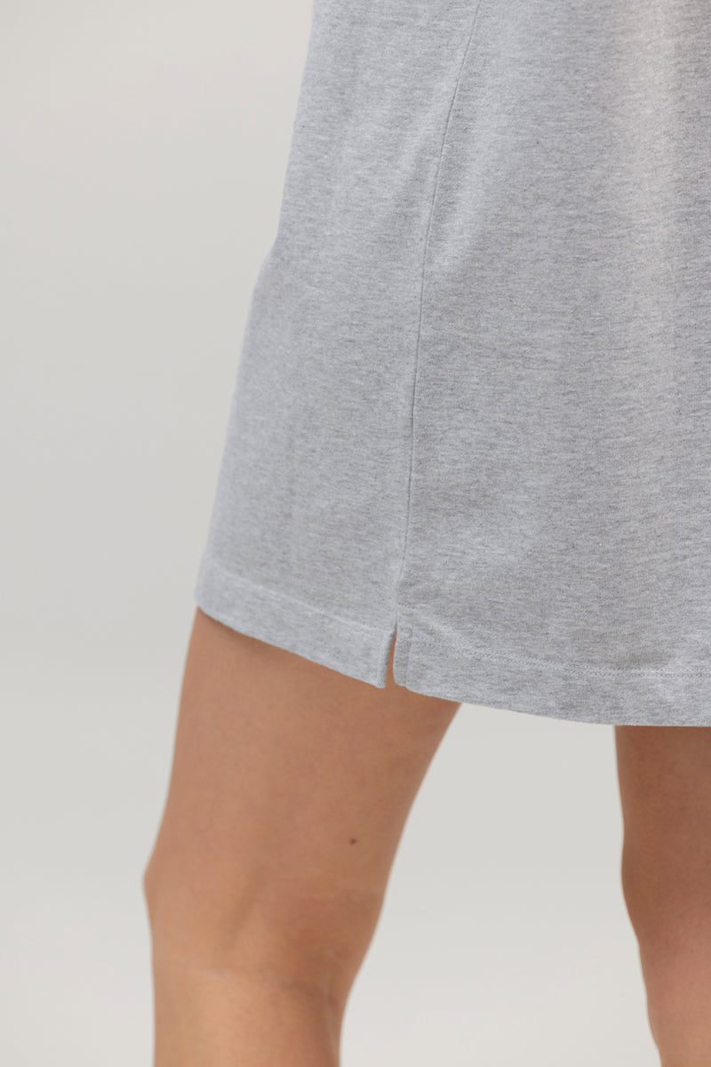 hey-honey-classic-shirt-dress-ciao-ciao-grey-baumwollkleid image 8