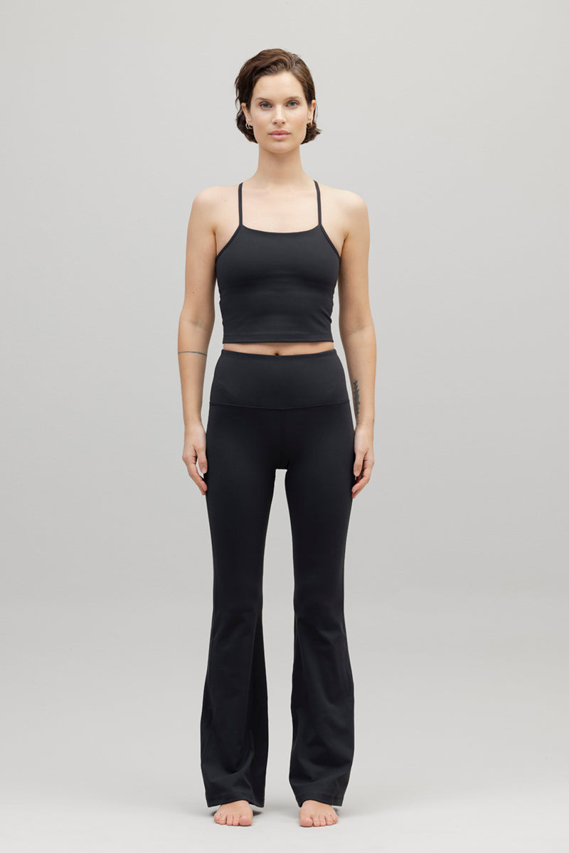 hey-honey-always-dressed-leggings-flared-schwarz-high-waist image 3
