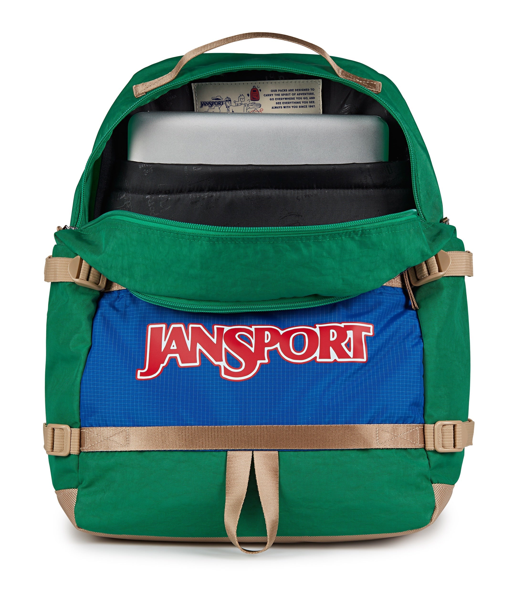 jansport-small-seattle-pack-rucksack-jelly-kelly-laptopfach image 4