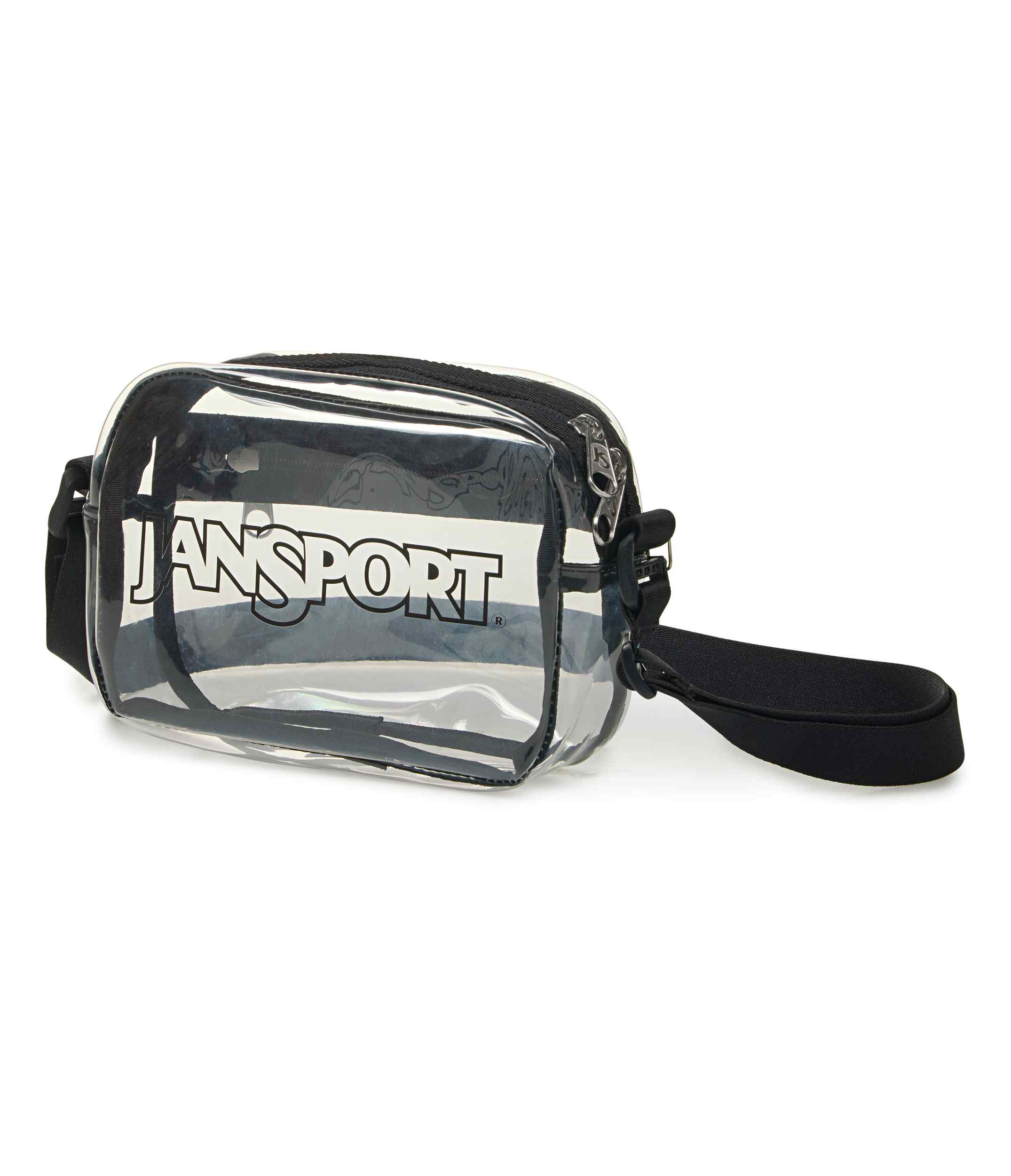 jansport-clear-crossbody-umh-ngetasche-clear-transparent image 2