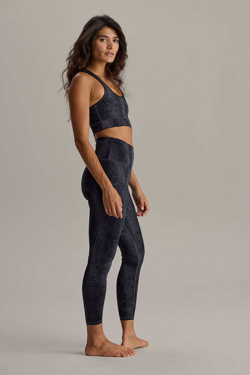 hey-honey-classic-leggings-cropped-snake-high-waist image 5