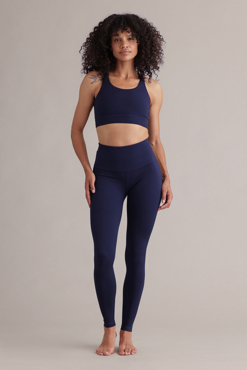 hey-honey-always-dressed-leggings-baritone-blue-yogaleggings-high-waist image 1