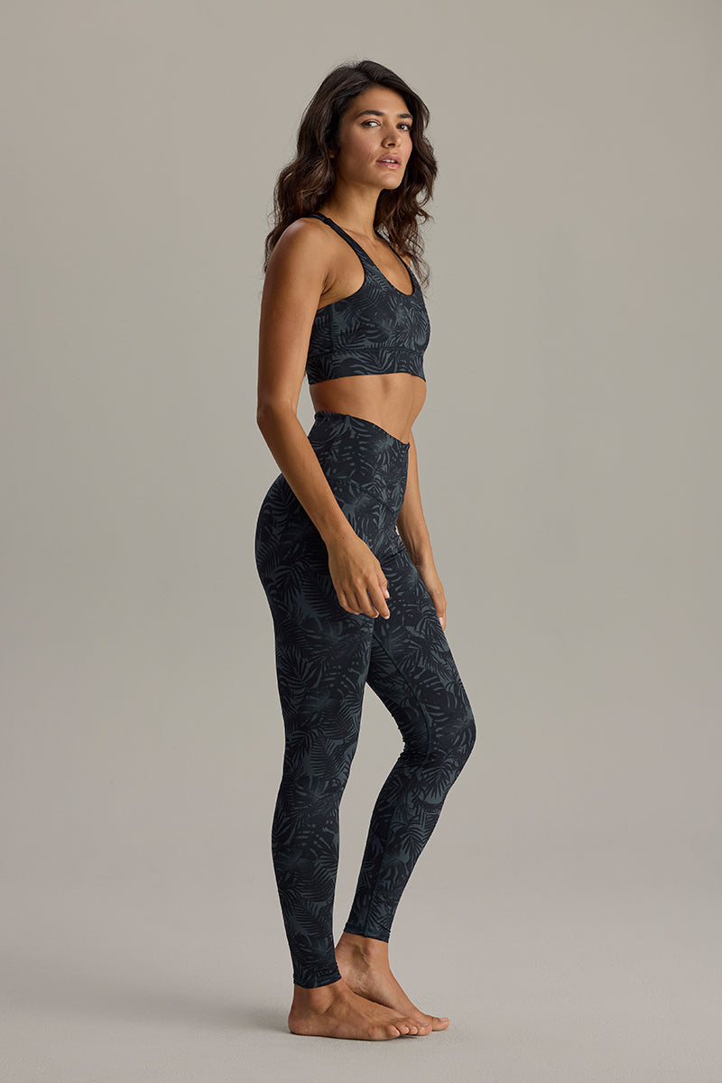 hey-honey-classic-leggings-palm-teal-high-waist-kn-chellang image 6