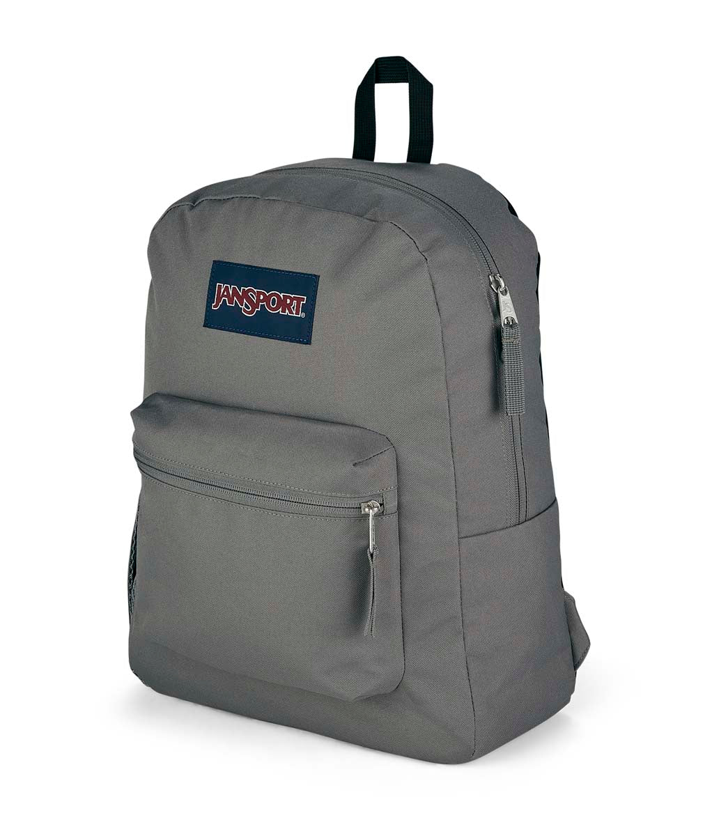 jansport-cross-town-rucksack-graphite-grey-organizer image 2