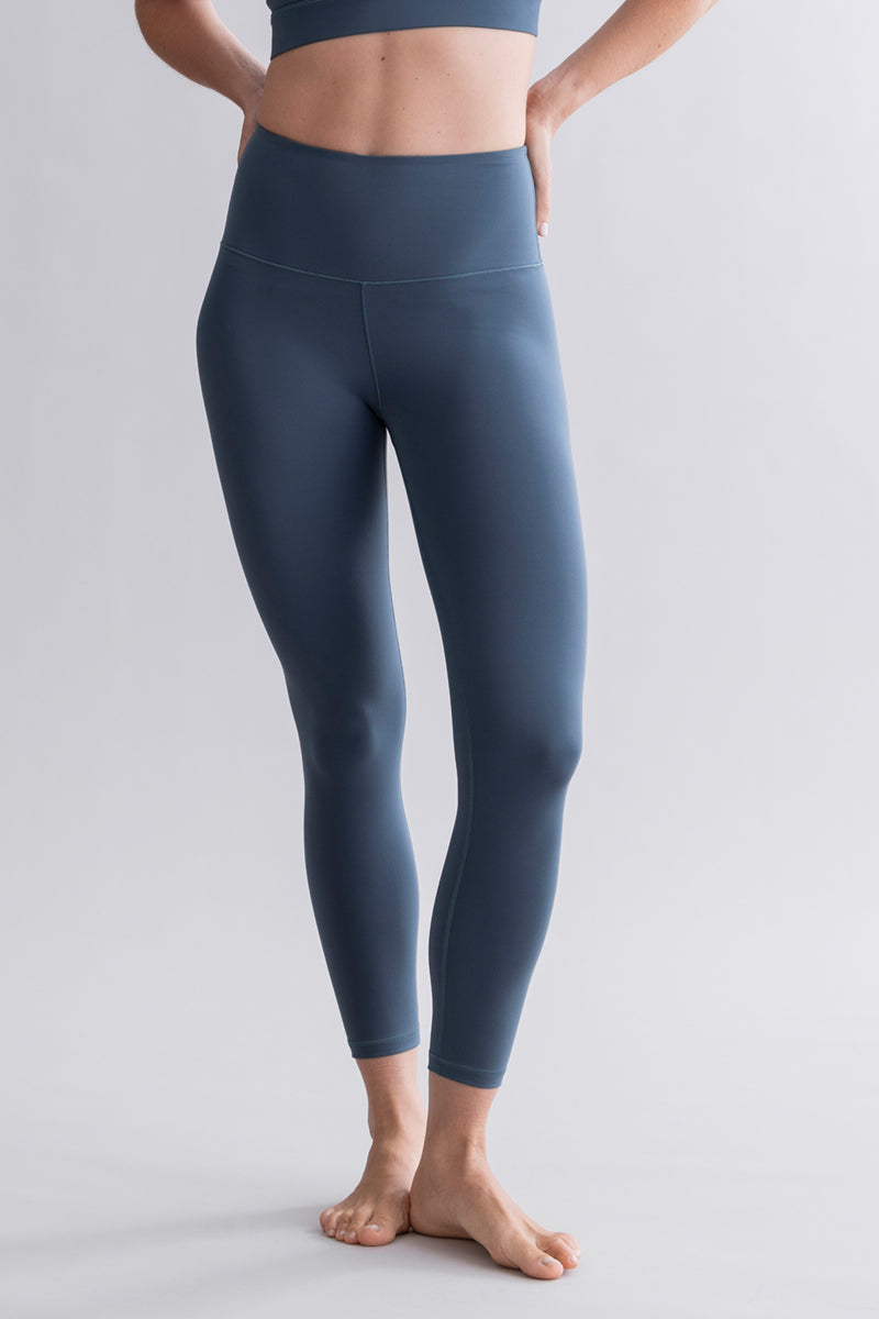 hey-honey-cotton-touch-cropped-leggings-teal-recycelt-s image 2
