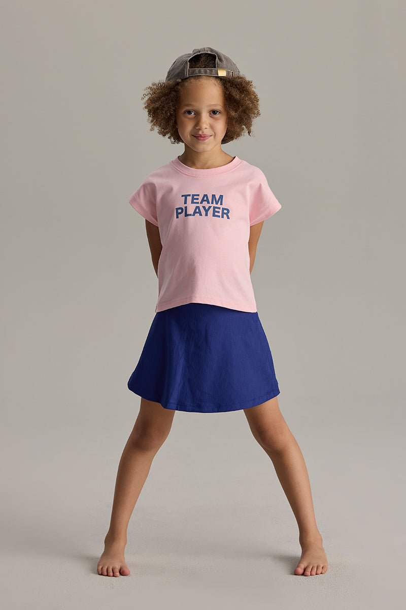 hey-honey-classic-kids-cropped-t-shirt-pink-baumwolle image 4