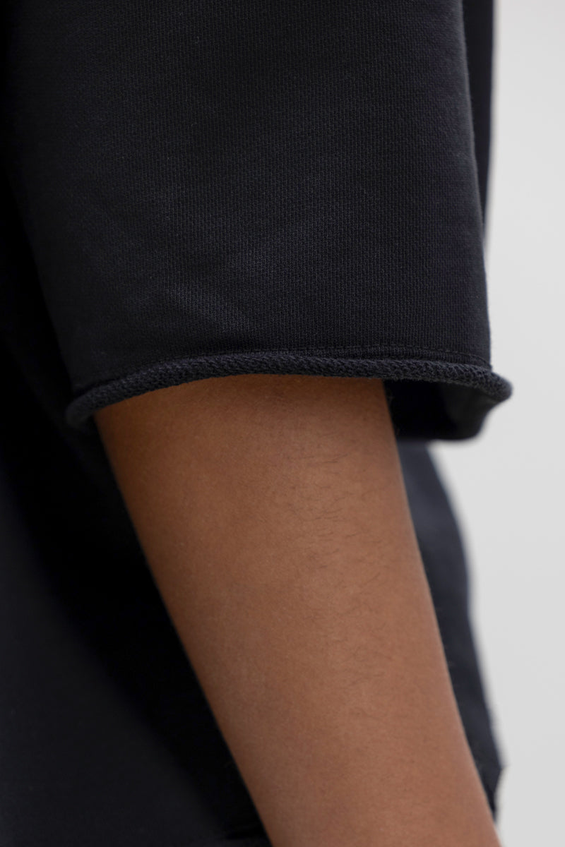 hey-honey-classic-short-sleeve-sweatshirt-schwarz-baumwolle image 5