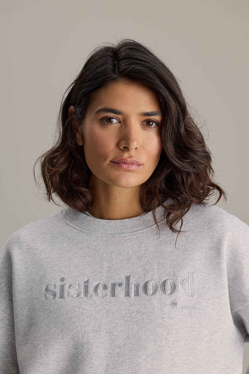 hey-honey-classic-sisterhood-sweater-light-melange-baumwolle image 5
