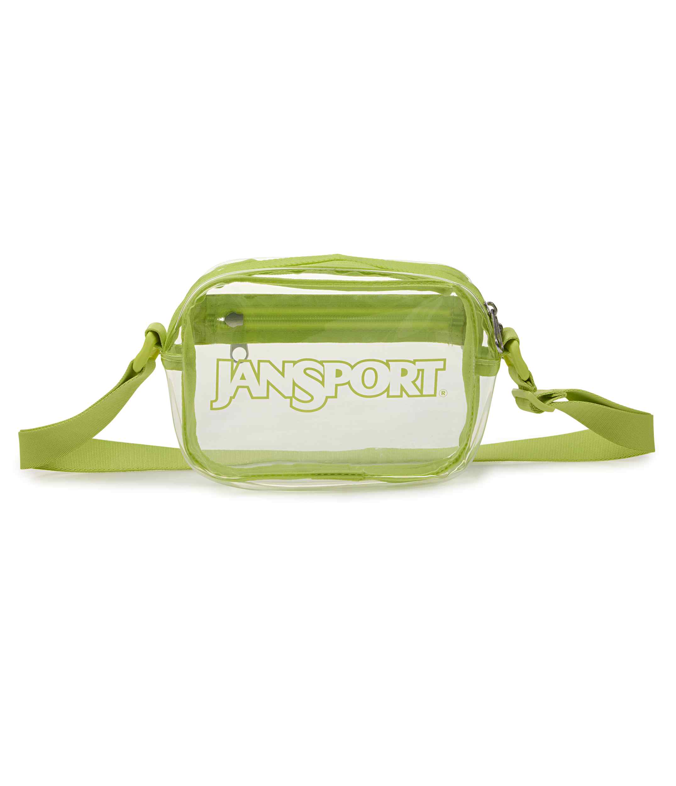 jansport-clear-crossbody-umh-ngetasche-lime-citron image 1