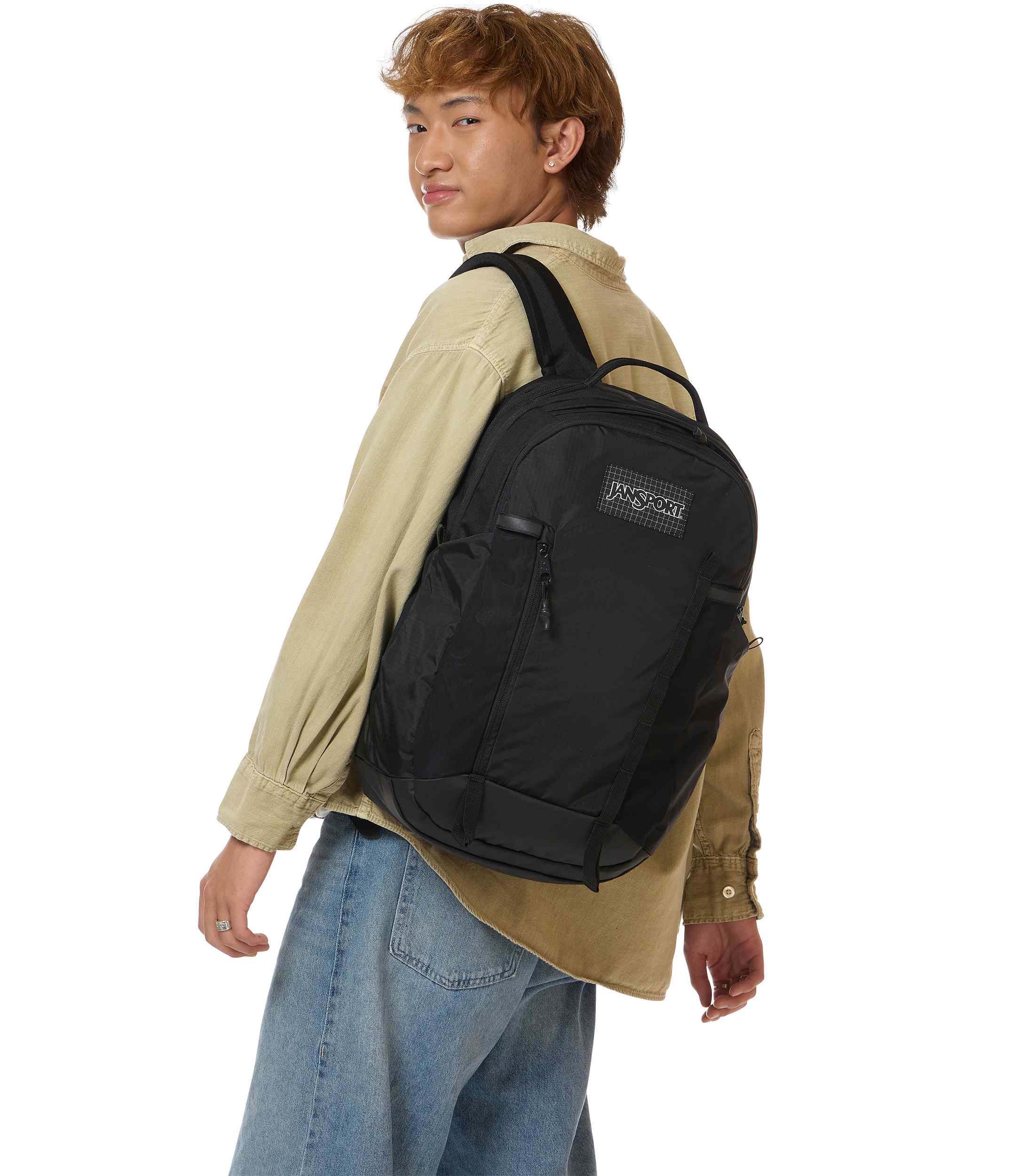 jansport-all-around-pack-small-rucksack-schwarz-28l-laptop image 8