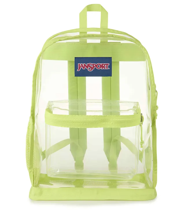 jansport-clear-pack-rucksack-lime-citron-transparent image 1