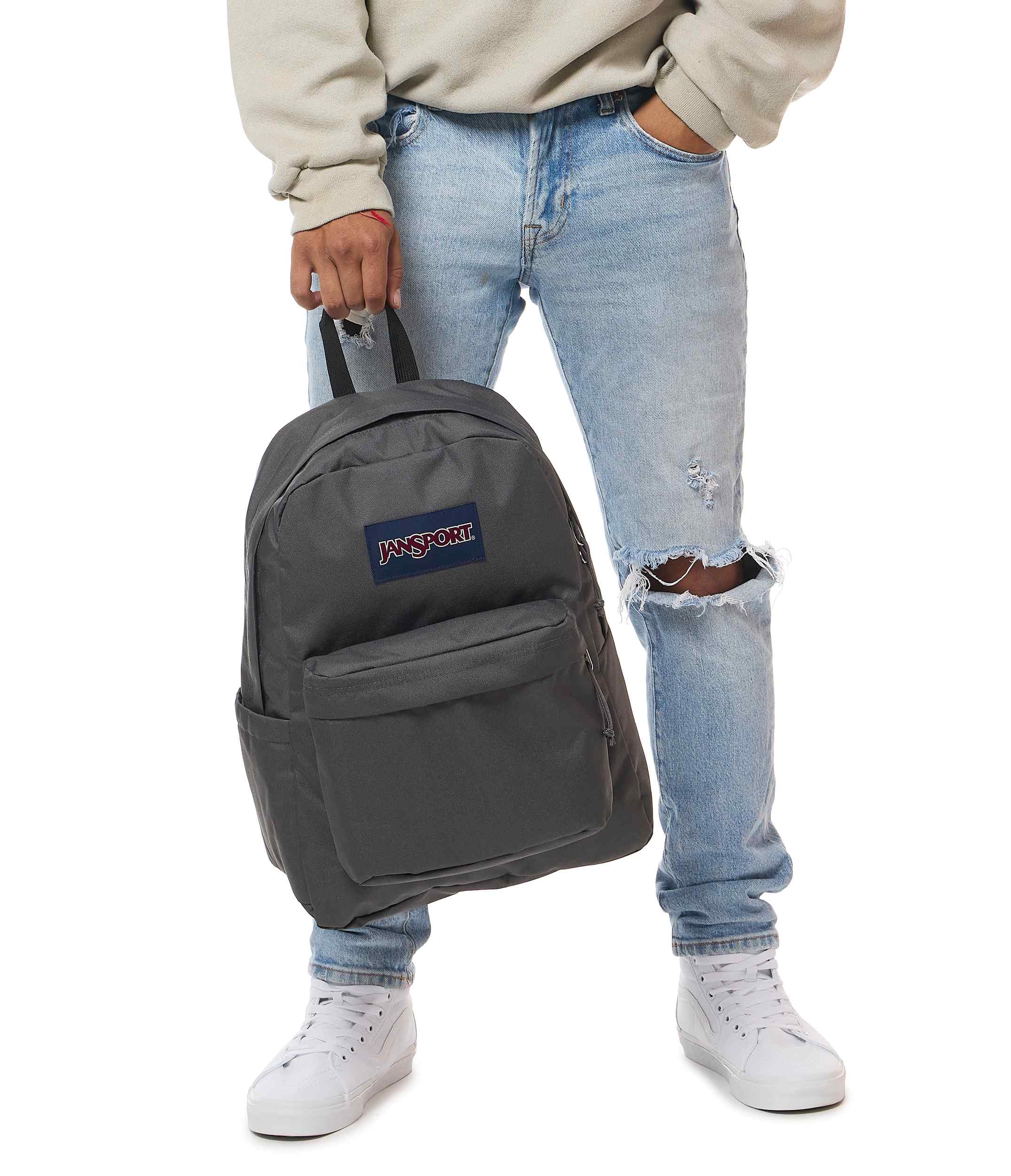 jansport-superbreak-plus-rucksack-smokey-grit-leicht-laptopfach image 3