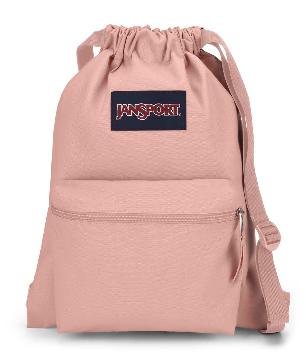 jansport-drawsack-turnbeutel-misty-rose-kordelzug-vortasche image 1