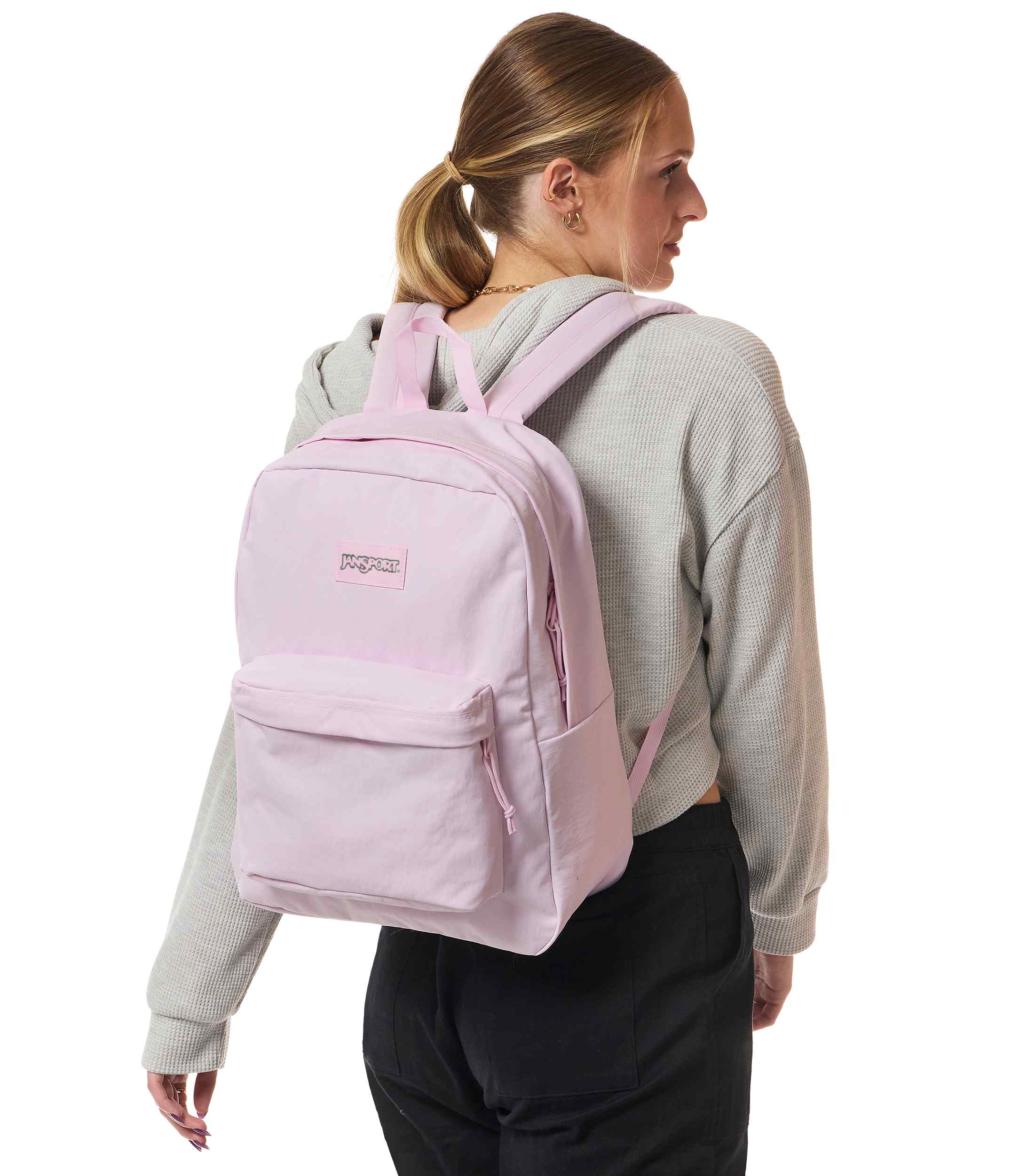 jansport-superbreak-plus-fx-rucksack-pink-ice-mit-laptopfach image 3