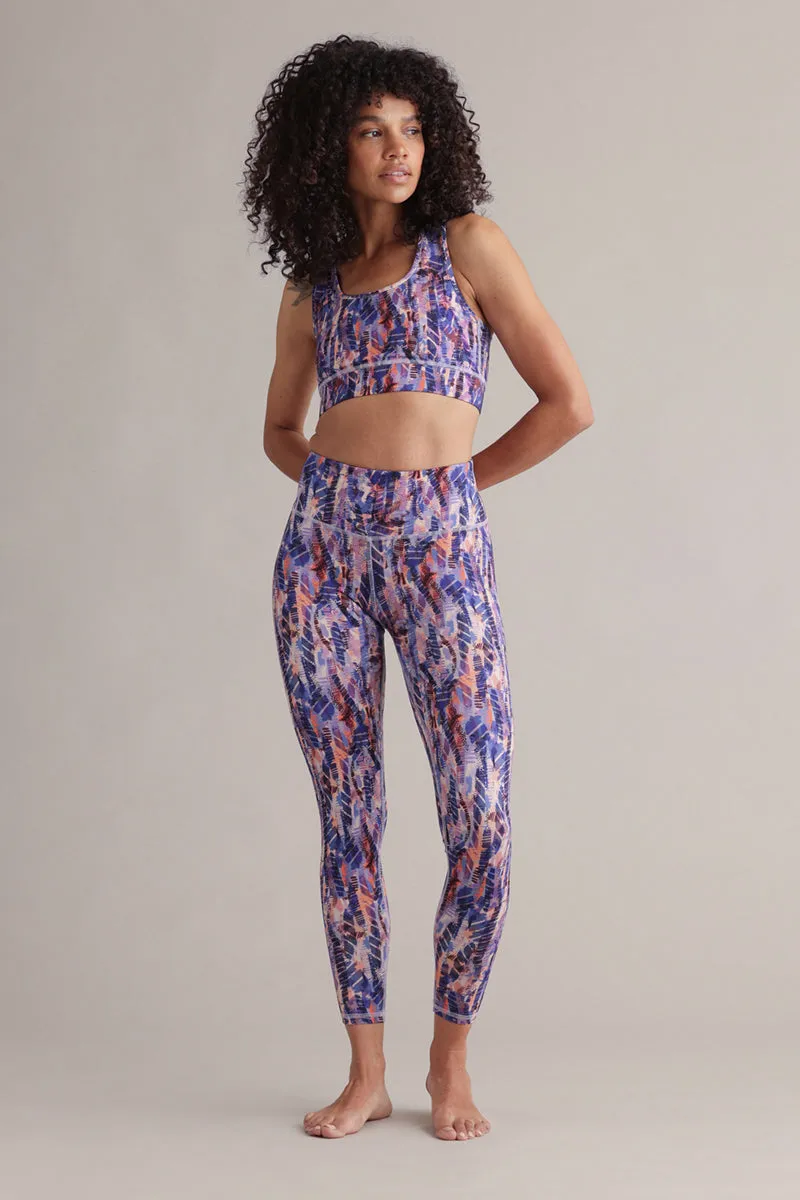hey-honey-classic-cropped-leggings-brushstroke-high-waist image 1