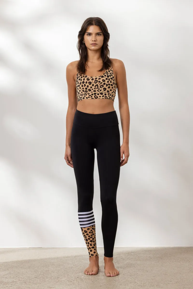 hey-honey-classic-surf-style-leggings-leo-biscuit-high-waist image 1