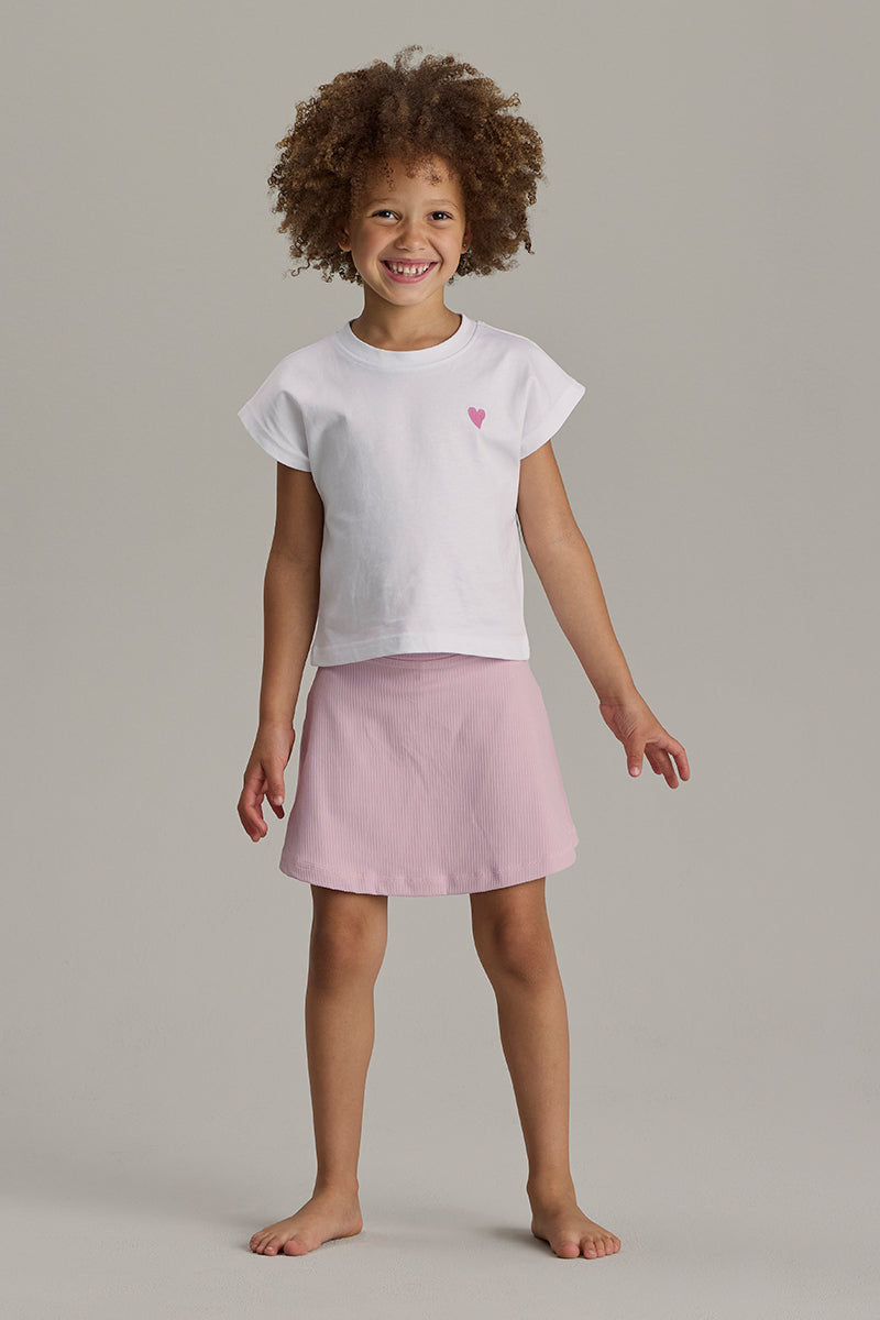 hey-honey-classic-kids-skort-dawn-pink-hosenrock-gerippt image 6