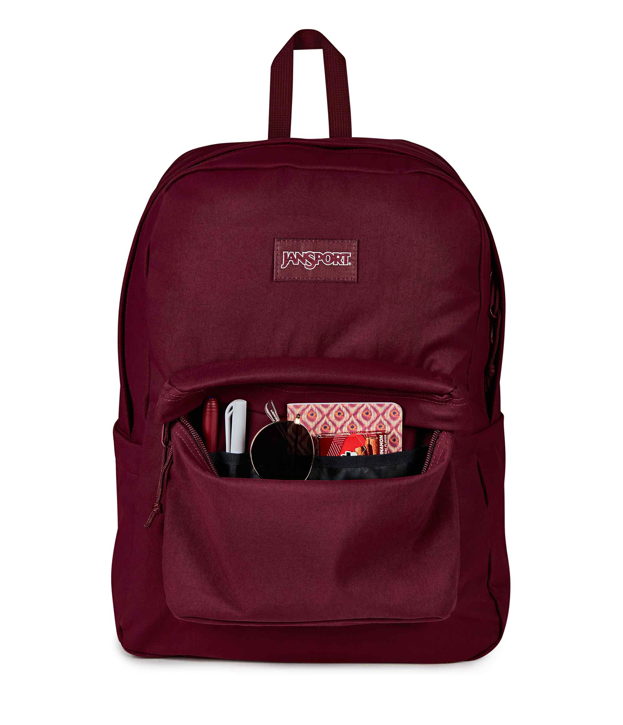 jansport-superbreak-plus-fx-rucksack-cherry-lacquer-mit-laptopfach image 8