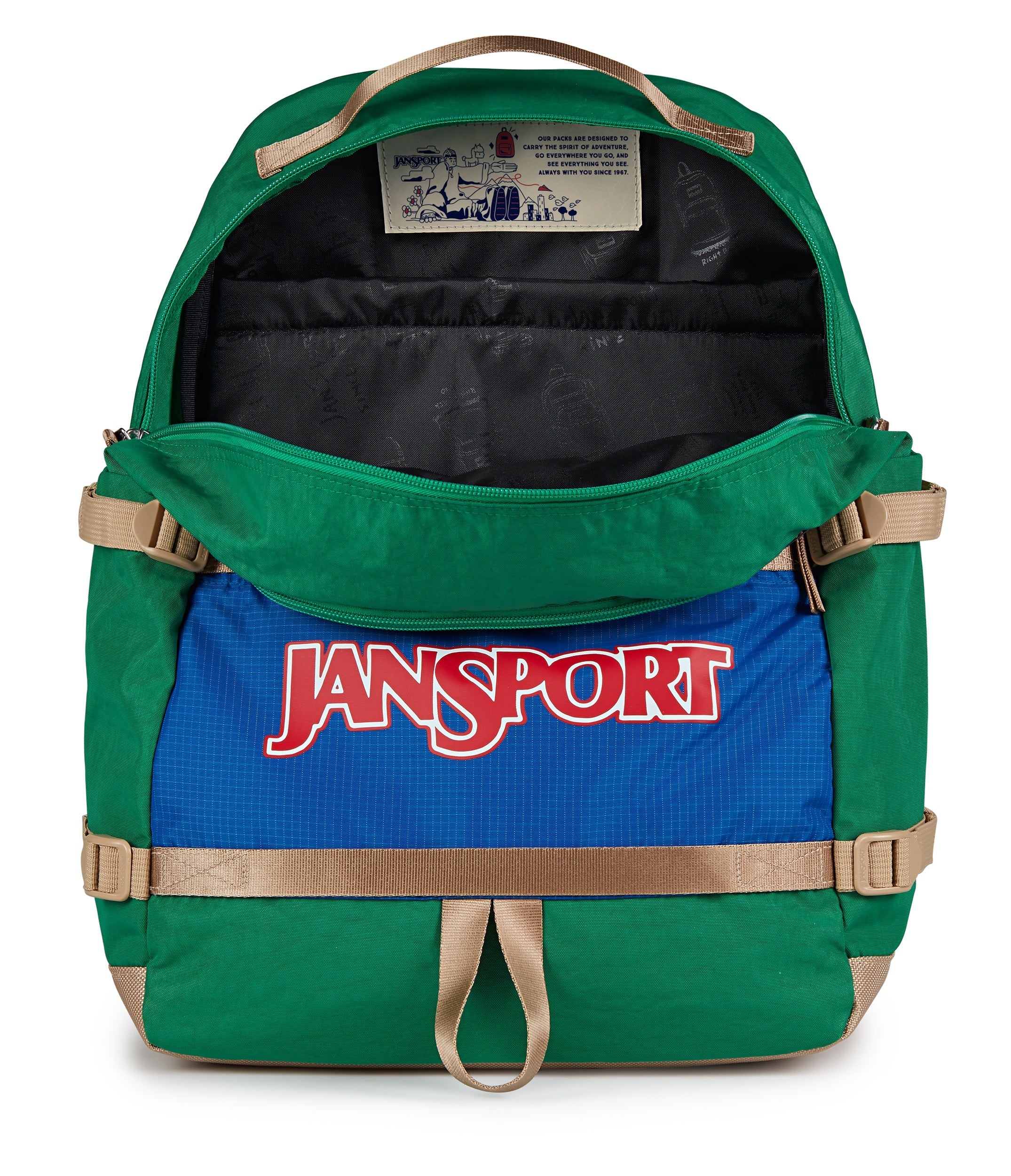 jansport-small-seattle-pack-rucksack-jelly-kelly-laptopfach image 7